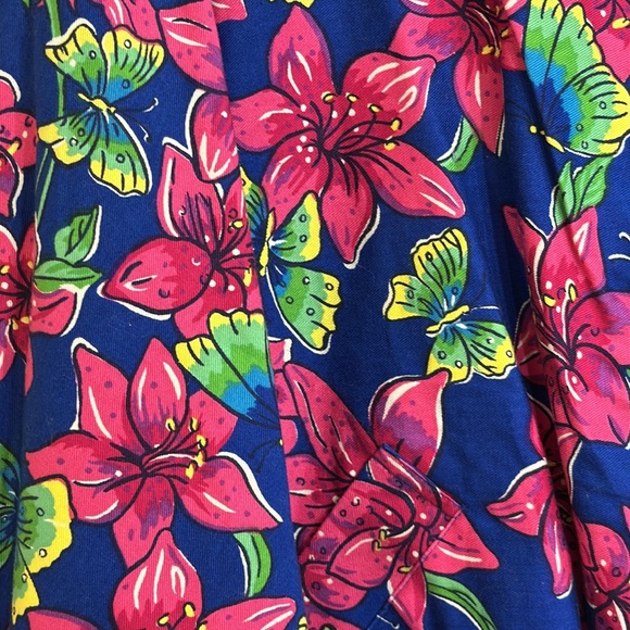 Lilly Pulitzer Vintage Reversible Cotton Bomber Jacket - Picture 8 of 14